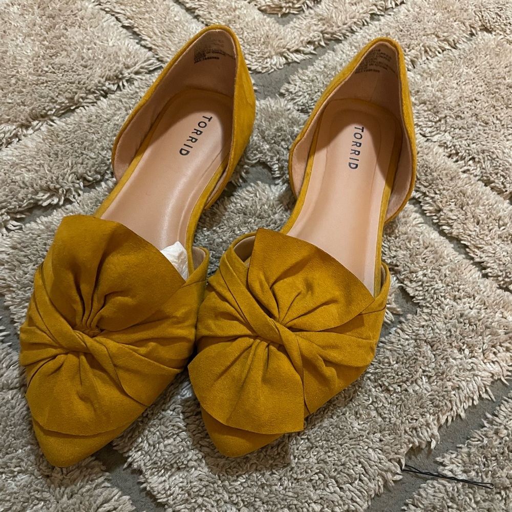 Cute torrid suede flats